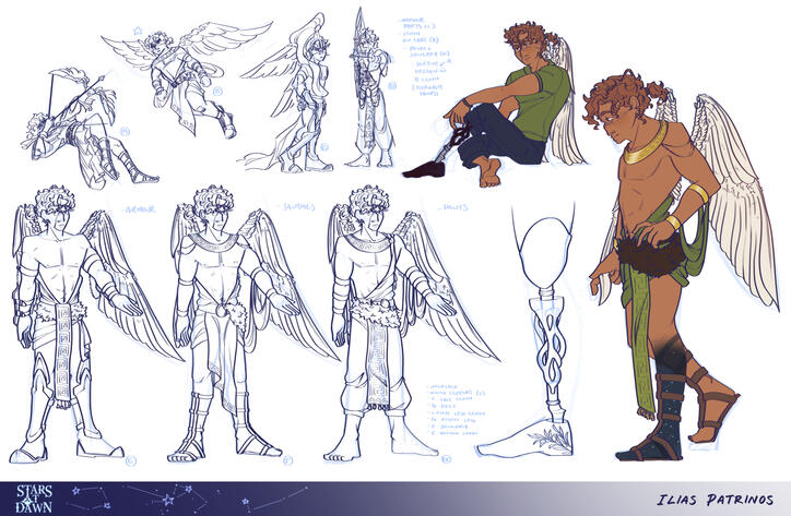 Alex, Hera and Solan Development Page 3